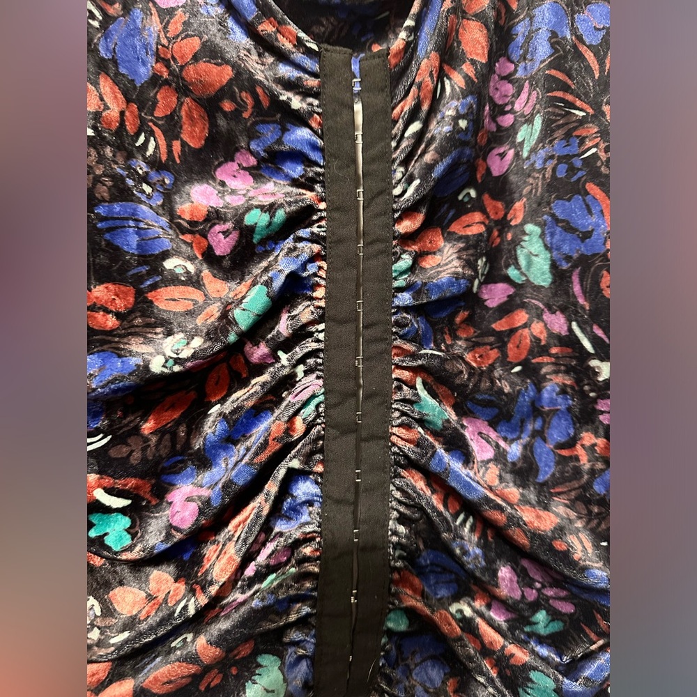 Free People velvet corset top black size L - Picture 2 of 6
